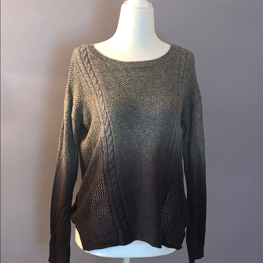 Ombré knit sweater